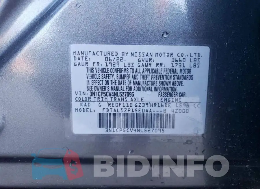 3N1CP5CV4NL527095 Photo# 13