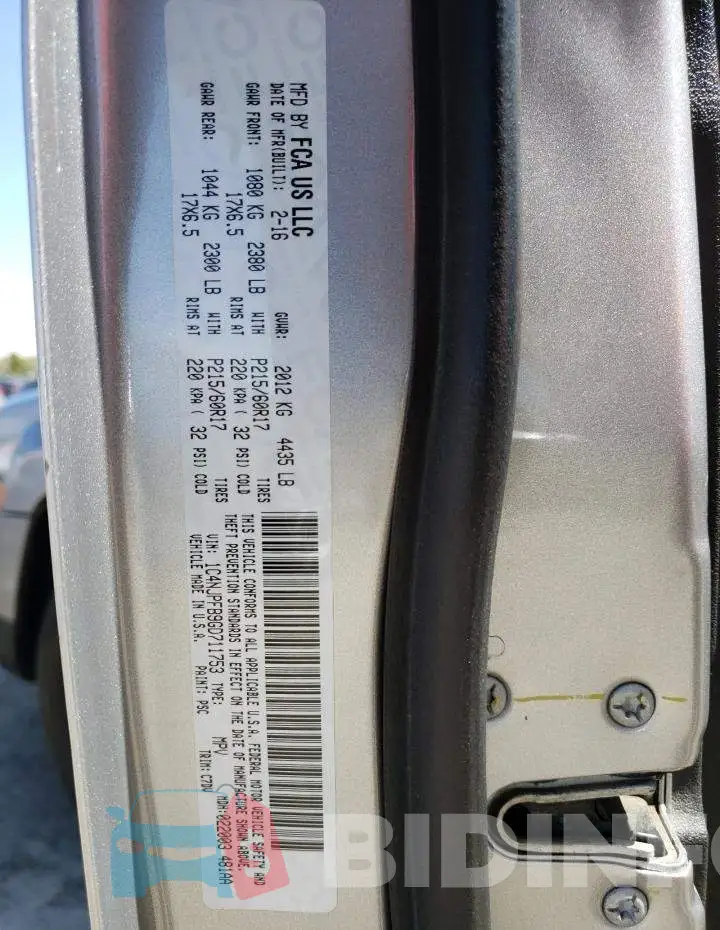1C4NJPFB9GD711753 Photo# 13