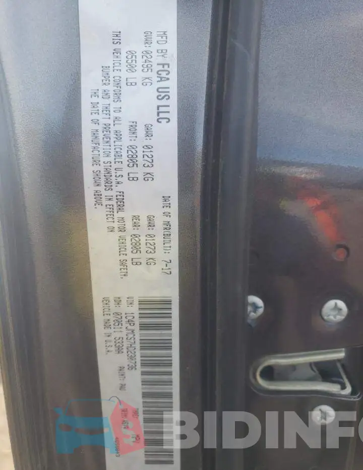 1C4PJMCS7HD230736 Photo# 13