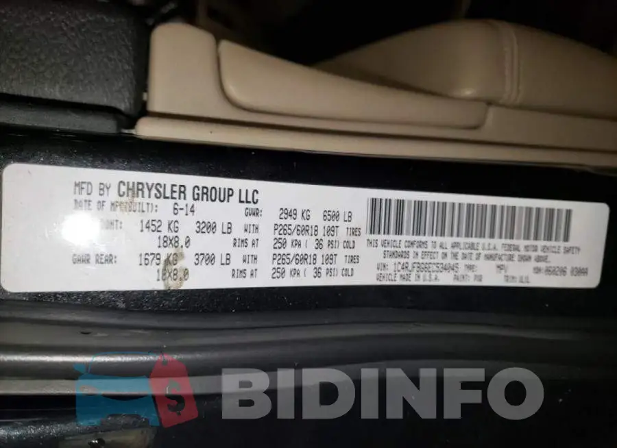 1C4RJFBG6EC534045 Photo# 13