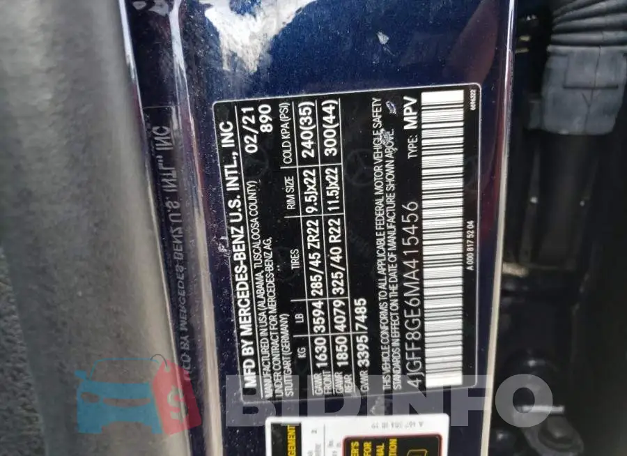 4JGFF8GE6MA415456 Photo# 13