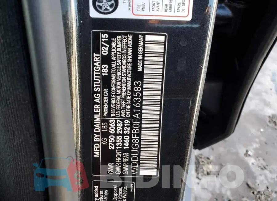 WDDUG8FB0FA163583 Photo# 12