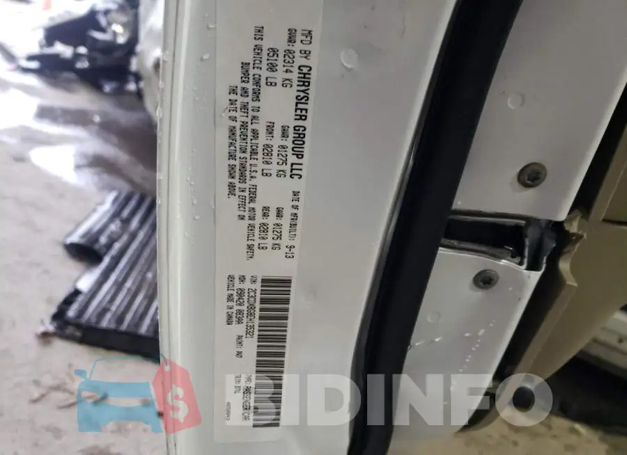 2C3CDXBG8EH135321 Photo# 12