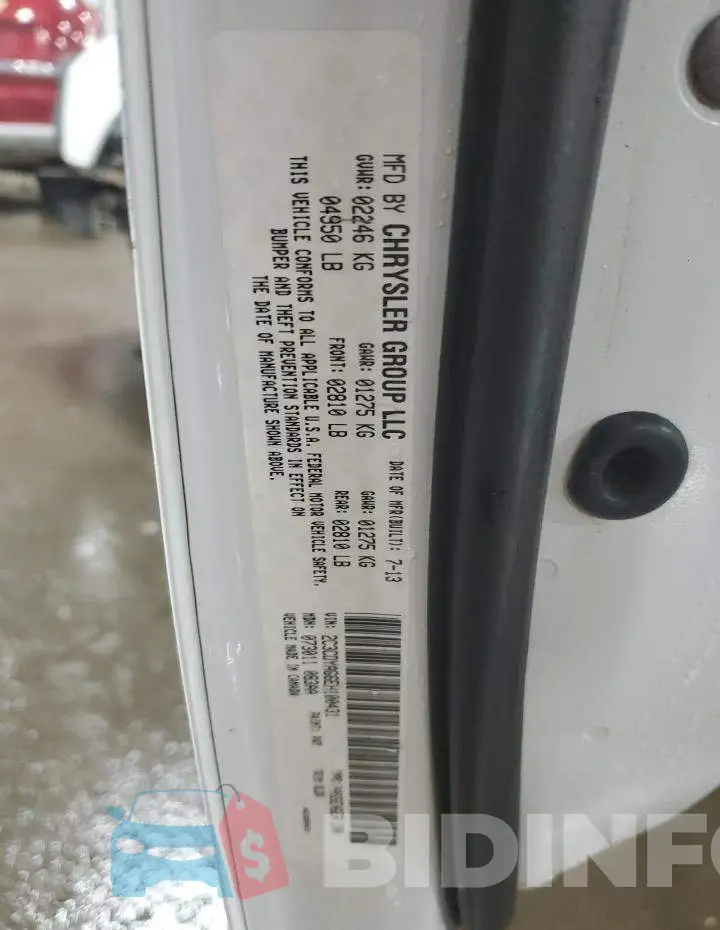 2C3CDYAG6EH100431 Photo# 12