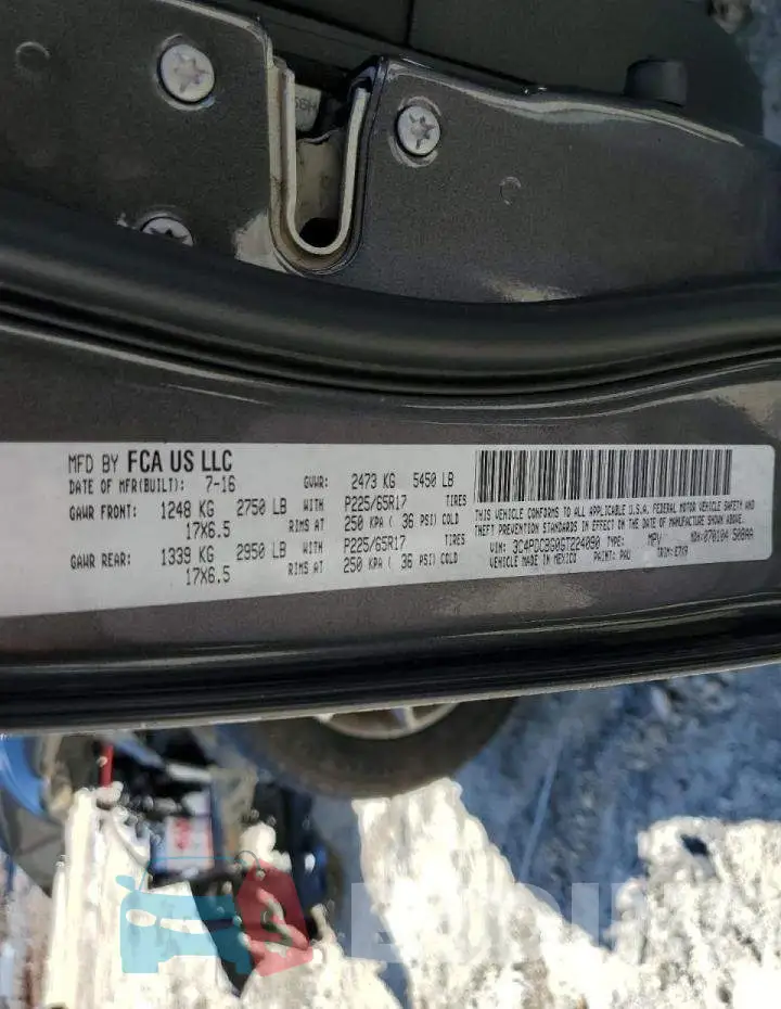 3C4PDCBG0GT224090 Photo# 13