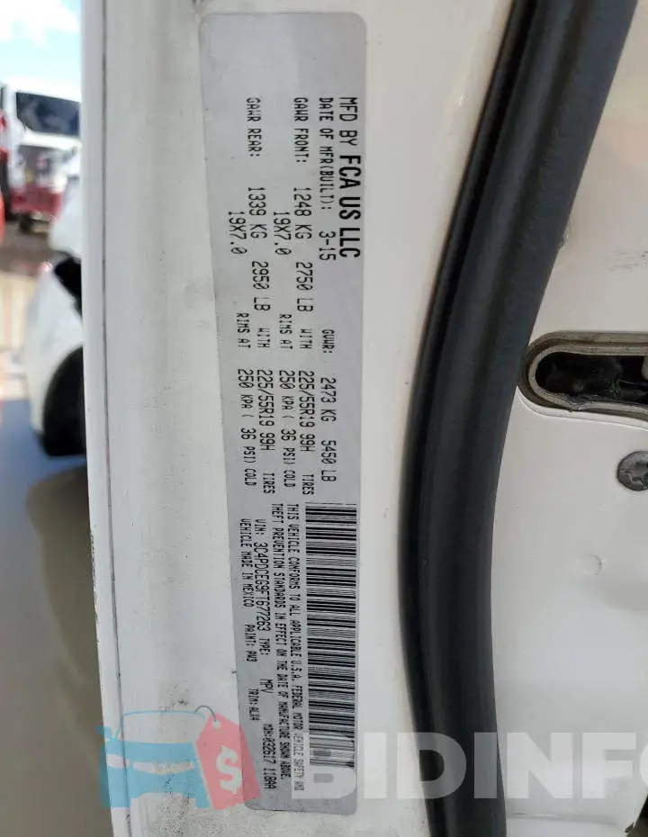 3C4PDCEG9FT677263 Photo# 13