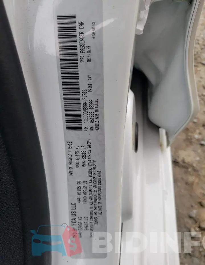 1C3CCCAB9GN171708 Photo# 12