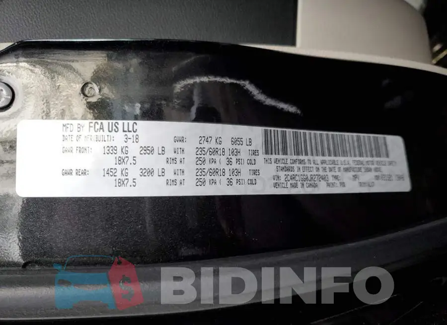 2C4RC1GG0JR272403 Photo# 13