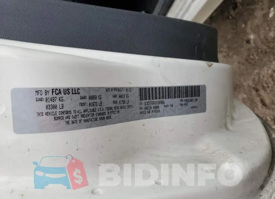 3C3CFFKR1HT503081 Photo# 12