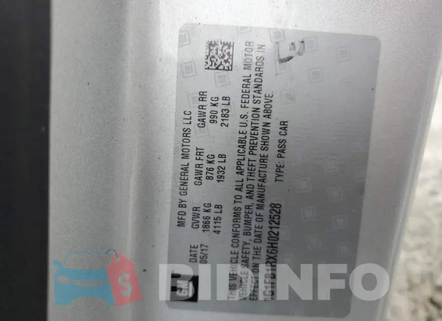 1G1FB1RX6H0212528 Photo# 12
