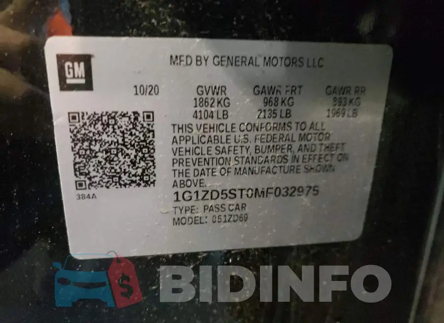 1G1ZD5ST0MF032975 Photo# 10