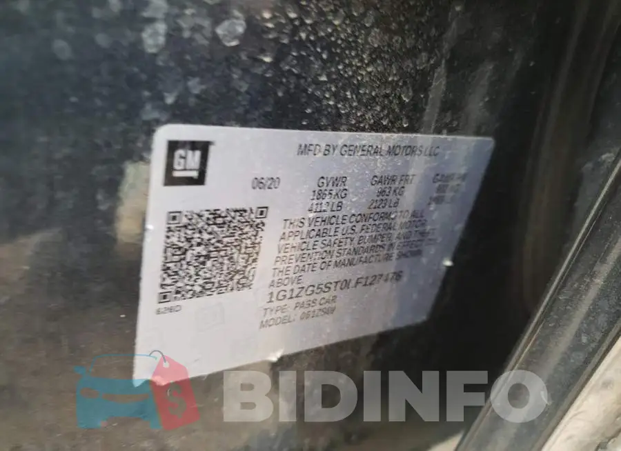 1G1ZG5ST0LF127476 Photo# 12