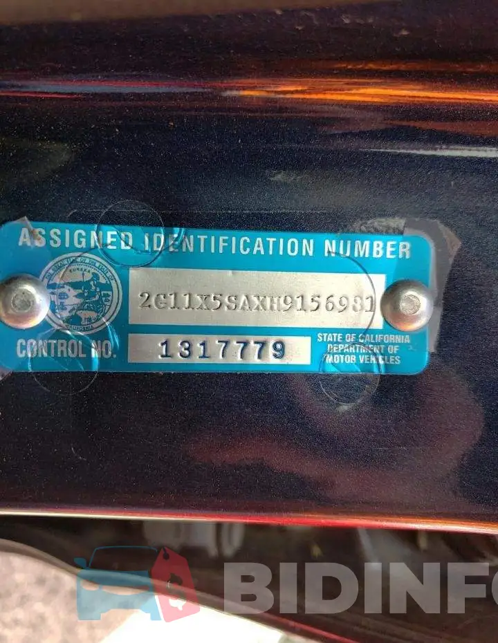 2G11X5SAXH9156981 Photo# 13