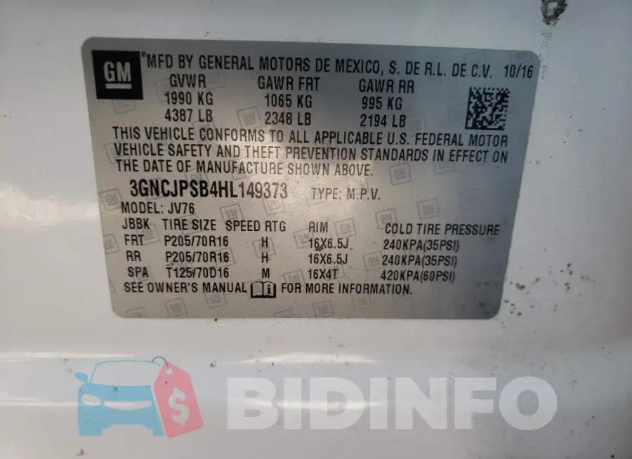 3GNCJPSB4HL149373 Photo# 13