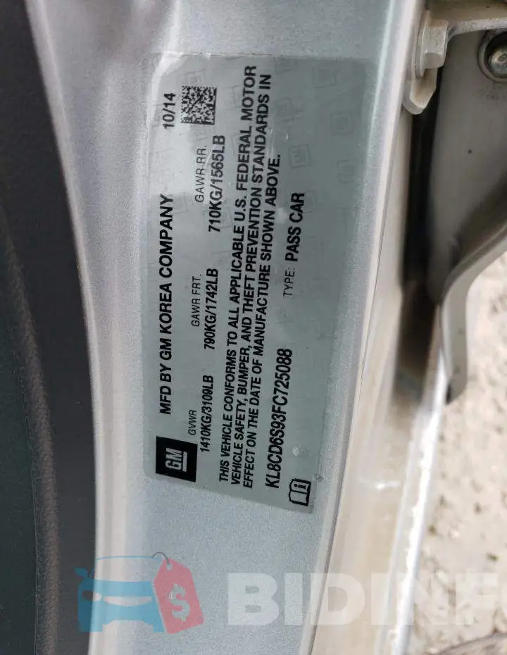 KL8CD6S93FC725088 Photo# 12