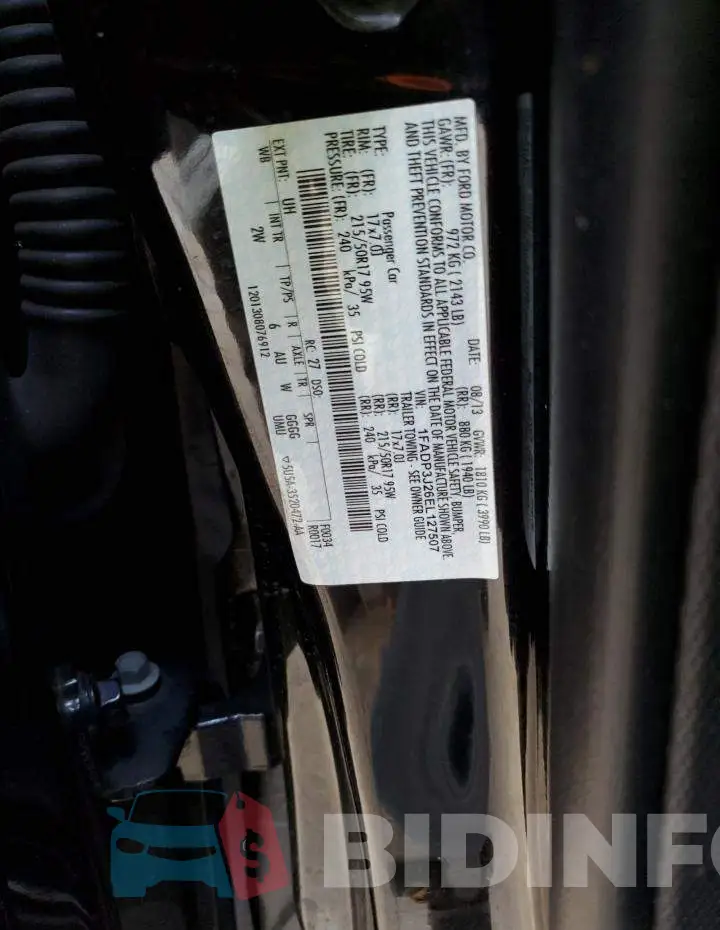1FADP3J26EL127507 Photo# 12