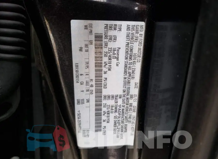1FADP3L92FL218320 Photo# 12