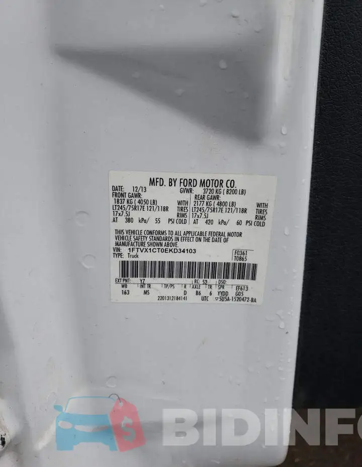 1FTVX1CT0EKD34103 Photo# 12
