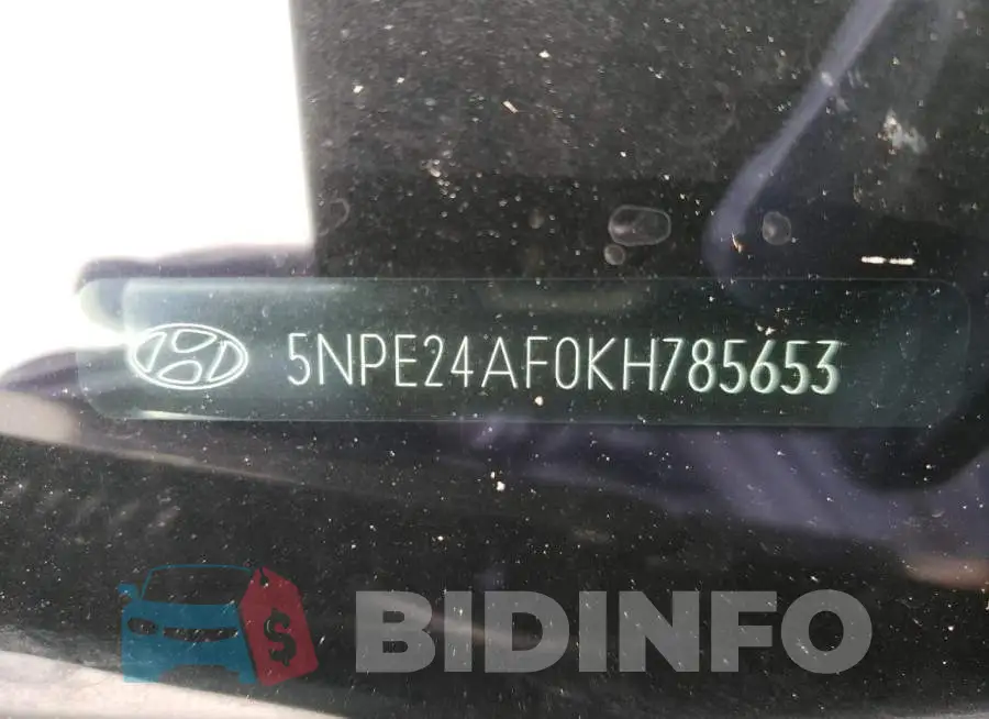 5NPE24AF0KH785653 Photo# 12