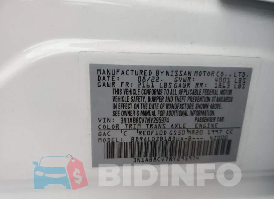 3N1AB8CV7NY295974 Photo# 10