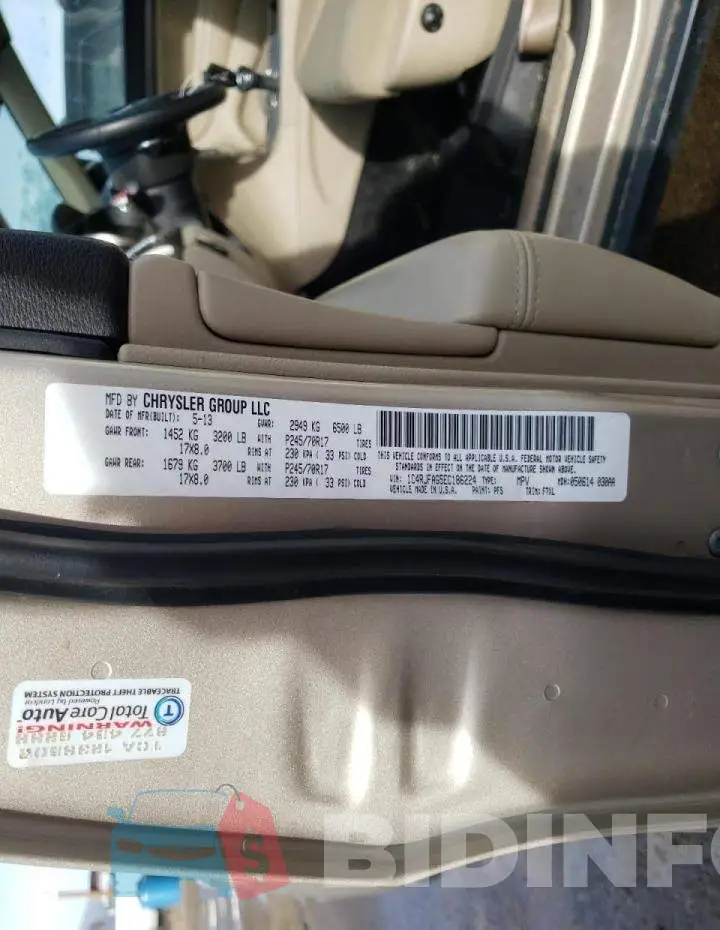 1C4RJFAG5EC186224 Photo# 10