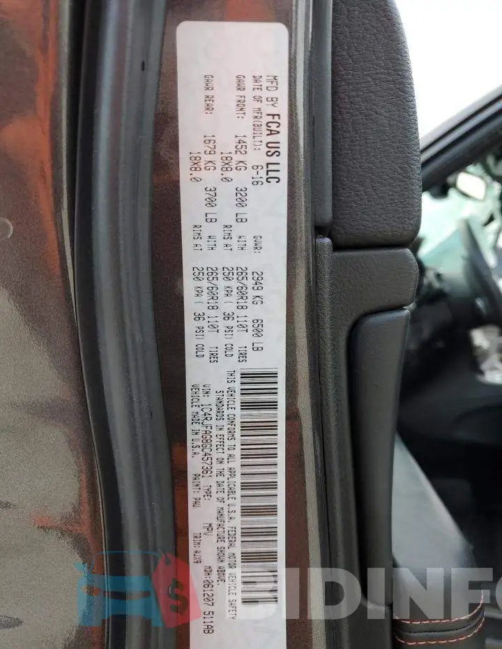 1C4RJFAG8GC457361 Photo# 13