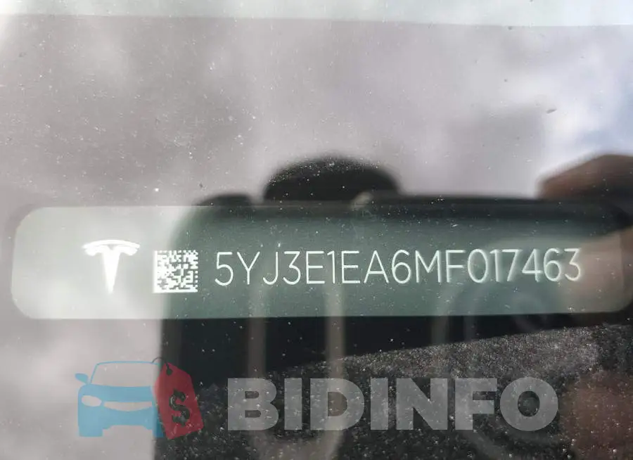 5YJ3E1EA6MF017463 Photo# 13