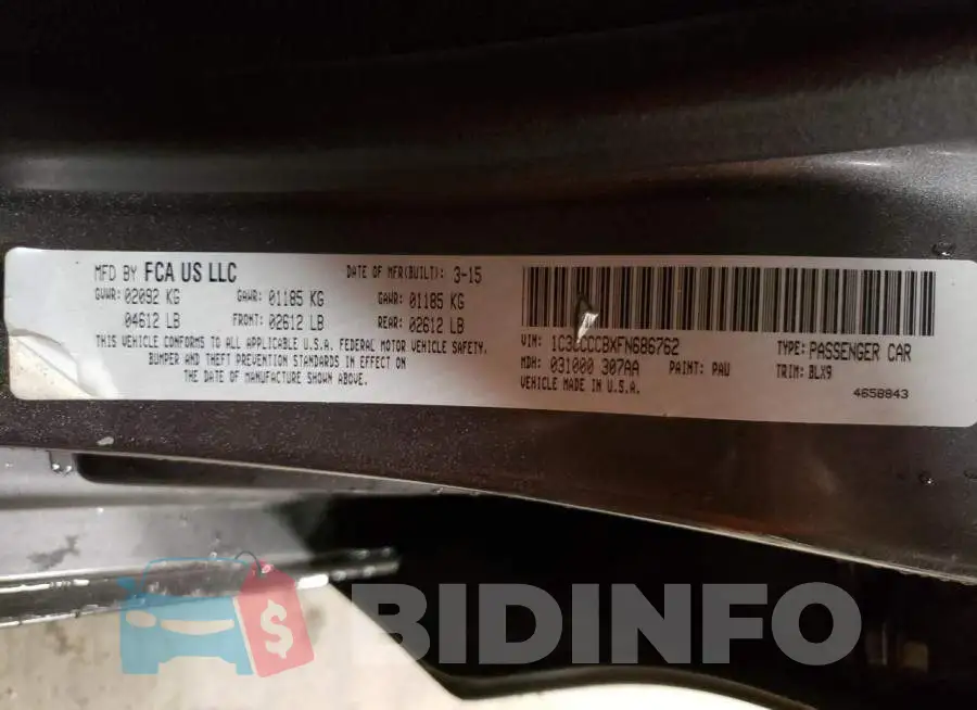 1C3CCCCBXFN686762 Photo# 13
