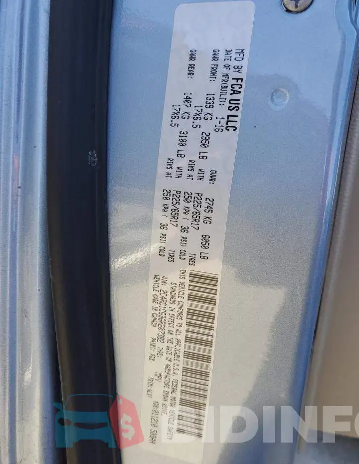 2C4RC1CG3GR207382 Photo# 13