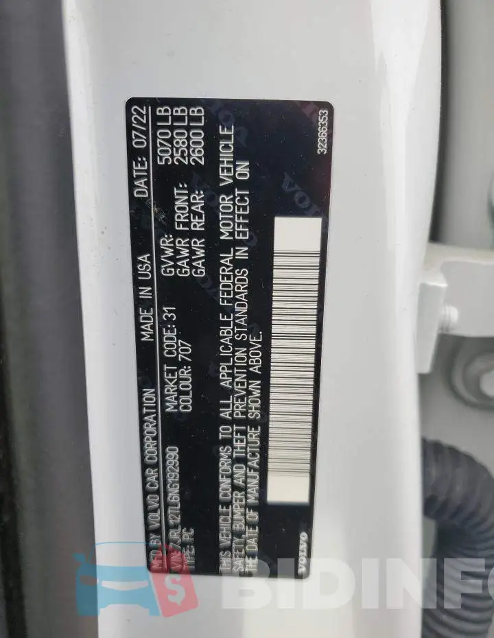 7JRL12TL6NG192990 Photo# 12