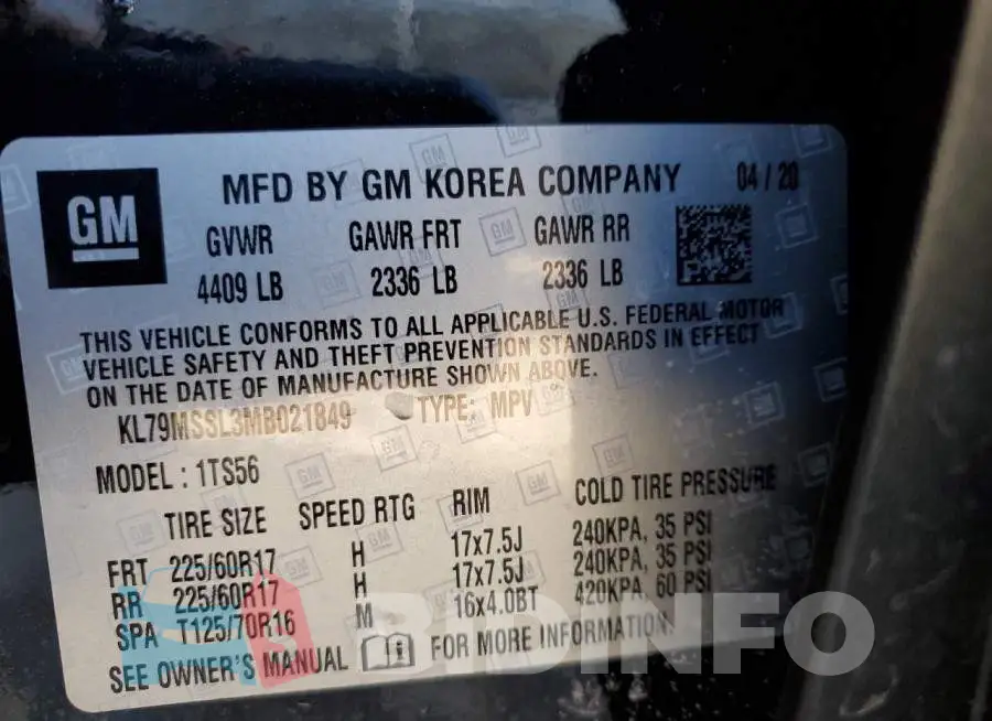 KL79MSSL3MB021849 Photo# 13