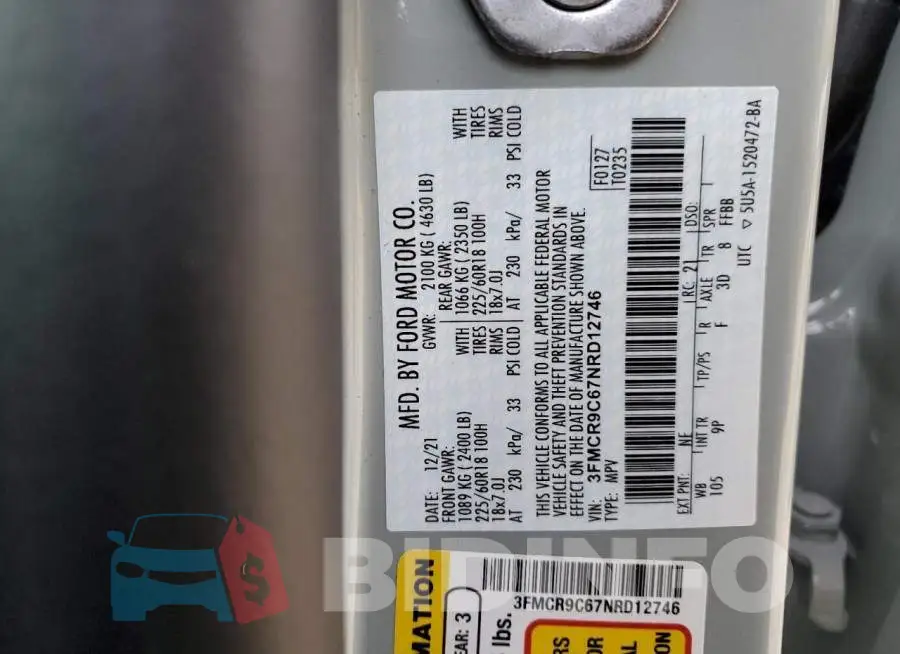 3FMCR9C67NRD12746 Photo# 12