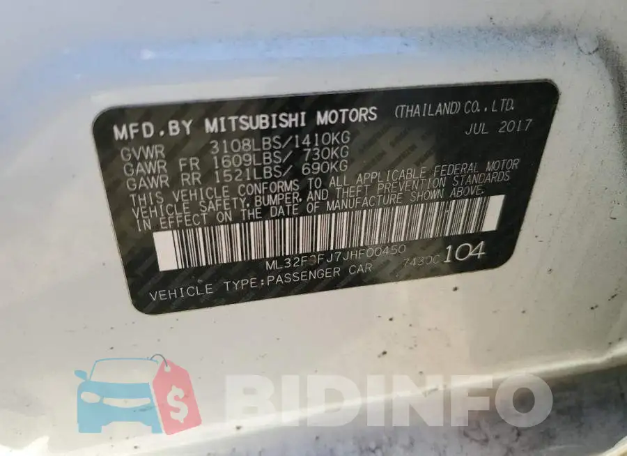 ML32F3FJ7JHF00450 Photo# 12