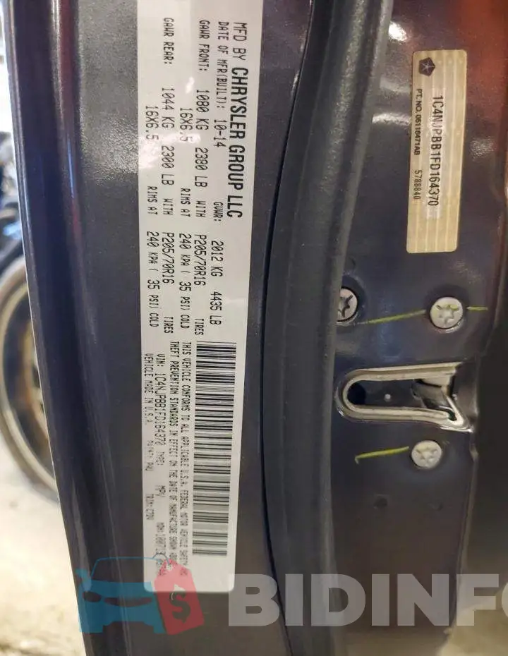 1C4NJPBB1FD164370 Photo# 12