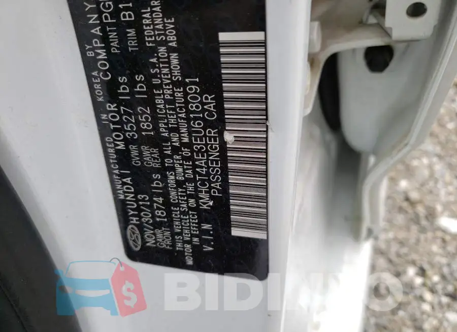 KMHCT4AE3EU618091 Photo# 13