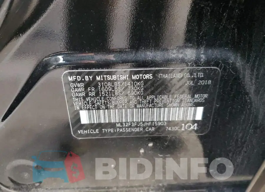 ML32F3FJ5JHF15903 Photo# 12