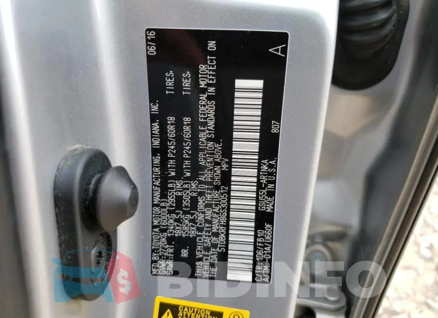 5TDBKRFH8GS300512 Photo# 14