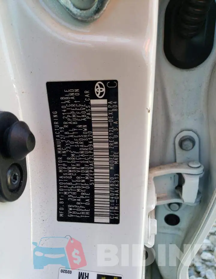 5YFEPRAE2LP094120 Photo# 12
