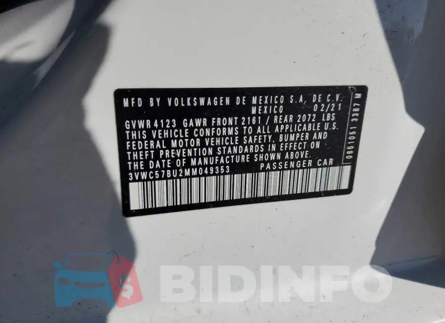 3VWC57BU2MM049353 Photo# 12