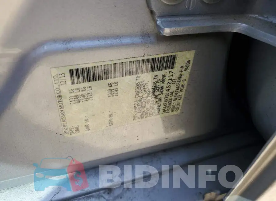 1N4AA5AP2EC452117 Photo# 12