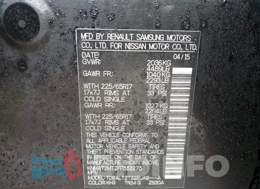 KNMAT2MT2FP553275 Photo# 13