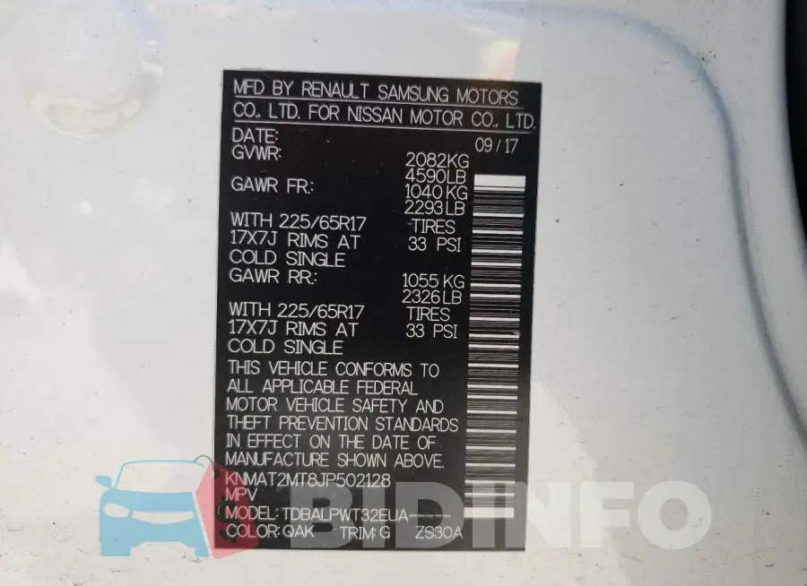 KNMAT2MT8JP502128 Photo# 10