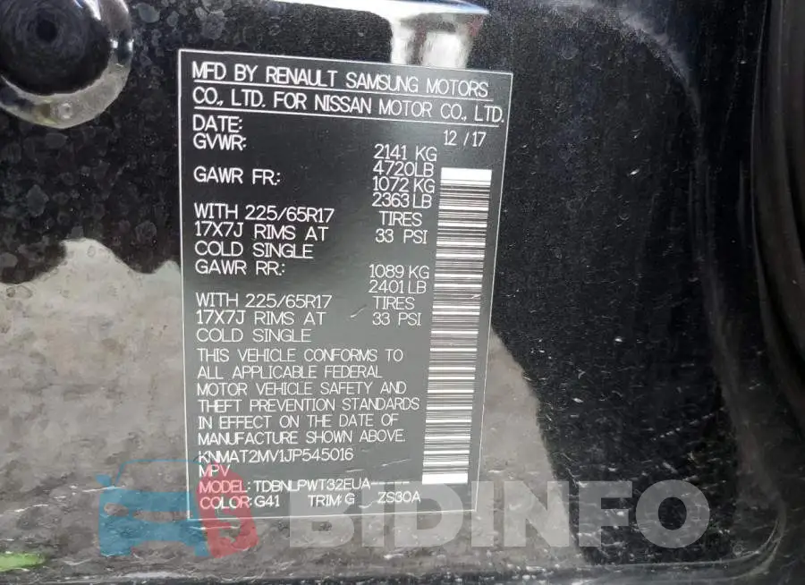 KNMAT2MV1JP545016 Photo# 13
