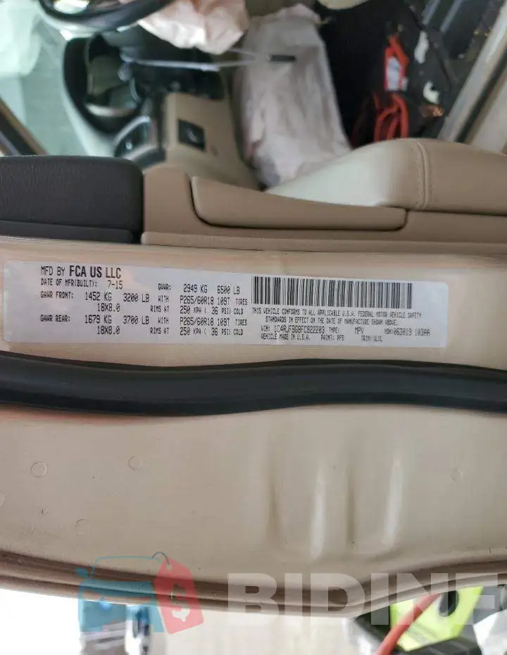 1C4RJFBG8FC922203 Photo# 13