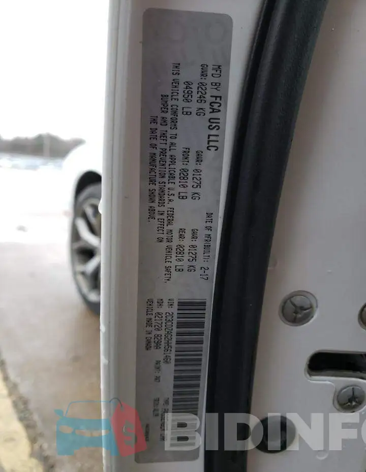 2C3CDZAG2HH561460 Photo# 12