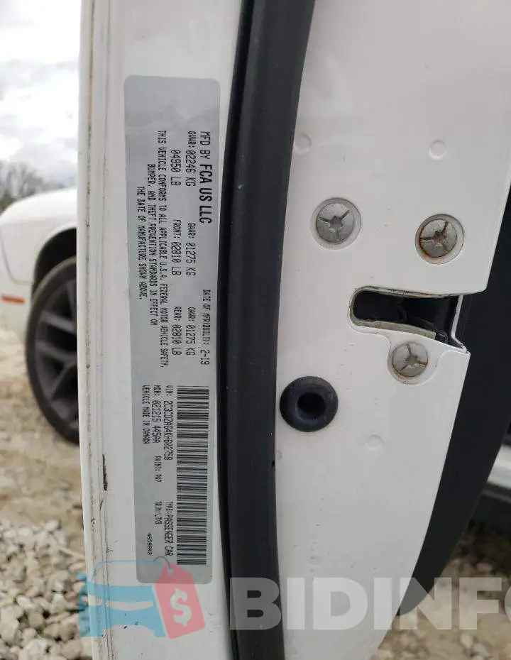 2C3CDZAG4KH602758 Photo# 12