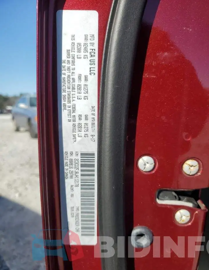 2C3CDZFJ8JH112178 Photo# 12