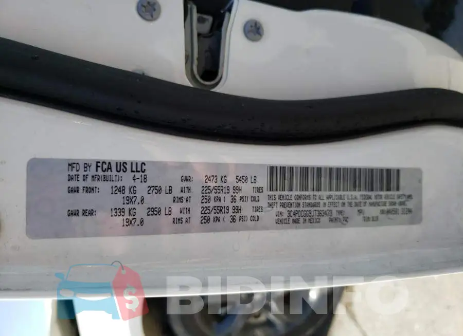 3C4PDCGG9JT363473 Photo# 13
