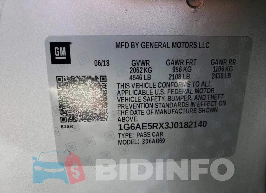 1G6AE5RX3J0182140 Photo# 12