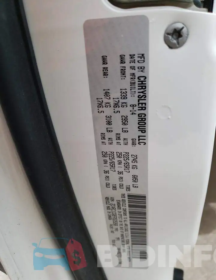 2C4RC1CG8FR525268 Photo# 12